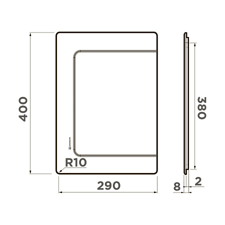 Разделочная доска Omoikiri CB-BASIC-380-WD