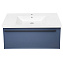 Тумба с раковиной La Fenice Elba FNC-01-ELB-BG-100 Blu Grigio синий матовый