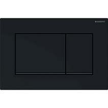 Кнопка смыва Geberit Sigma 30 115.883.DW.1 чёрный, декоративные полоски-чёрный матовый