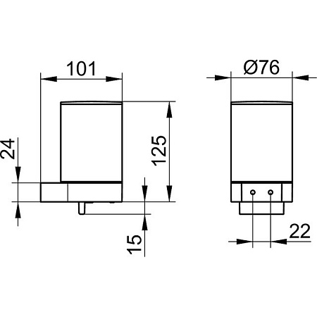 Дозатор для жидкого мыла Keuco Plan 14951370000 черный матовый