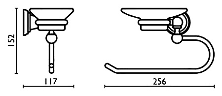 Полотенцедержатель Bagno & Associati Canova CA23852 ORO