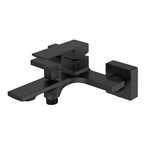 Смеситель Orange Lutz M04-100b для ванны с душем, матовый черный