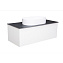 Тумба с раковиной La Fenice Terra FNC-01-TER-B-100 Bianco, столешница Black Olive Light Lappato