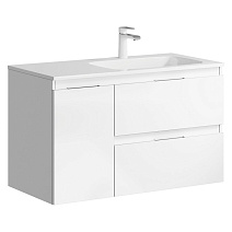 Тумба с раковиной Aqwella Accent ACC0109RW 90 R белый