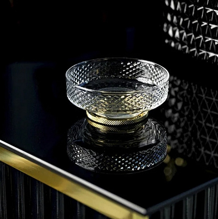 Мыльница Boheme Aura 10251-G настольная, золото