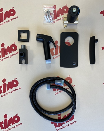 Гигиенический душ со смесителем Timo Helmi 4089/03SM черный