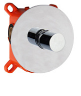 Смеситель AQG Tube 01TUB350NG для душа, черный матовый