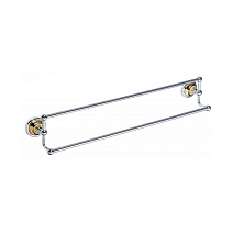 Полотенцедержатель Bemeta Retro 144204238 60 двойной золото/хром