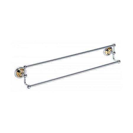 Полотенцедержатель Bemeta Retro 144204238 60 двойной золото/хром