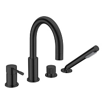 Смеситель Boheme Uno 460-B для ванны, черный