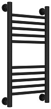 Полотенцесушитель водяной Сунержа Богема+ прямая 31-0220-6030 600x300 черный матовый