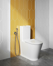 Унитаз-компакт Kerama Marazzi Plaza Modern PLMR.wc.01 белый глянцевый