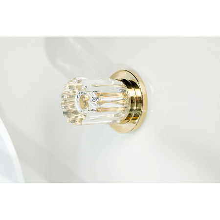 Смеситель Boheme Elegante 152-2-G-EL для раковины, золото