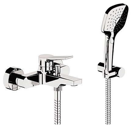 Смеситель Remer Slash SL02 для ванны с душем, хром