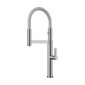 Смеситель Omoikiri Osaka-BN-WH 4994305 для кухонной мойки, нержавеющая сталь/белый