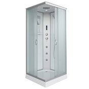 Душевая кабина Niagara Classic NG-1101-14F 90x90x215 стекло матовое/профиль серебро