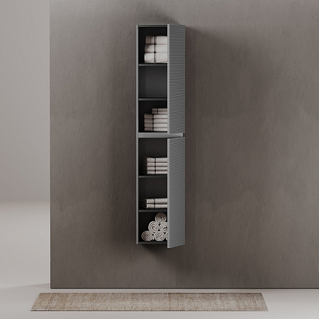 Шкаф-пенал Sancos Folk PFL35ES 35 ergraut soft