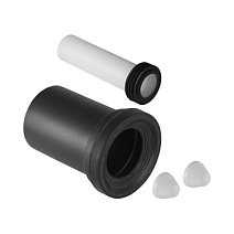 Патрубок Geberit 152.426.46.1 для подвесного унитаза, хром матовый