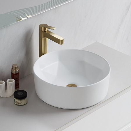 Раковина накладная BelBagno BB1342H300 39x39x13 белый