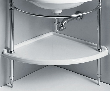 Консоль напольная с раковиной Simas Arcade 1011cr с 3 отверстиями под смесительхром