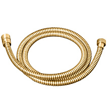 Душевой шланг Palazzani 99100663 в двойной оплётке, золото матовое Душевой шланг Palazzani 99100663 в двойной оплётке, золото матовое
