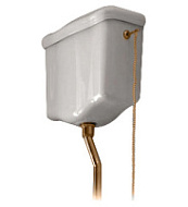 Механизм слива NEW "CATIS" для навесного высокого бачка Kerasan Waldorf 754593 бронза