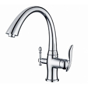 Смеситель Zorg Sanitary ZR 340 YF для кухонной мойки, хром