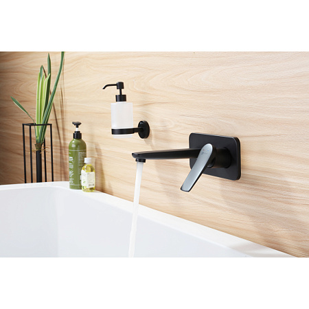 Смеситель Lemark Bronx LM3726BL для раковины, встраиваемый, черный