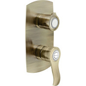 Смеситель Nobili Sofi WE81102/SIBR для душа, бронза