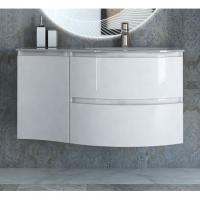 Тумба с раковиной Cezares Vague 44220 104 L bianco lucido