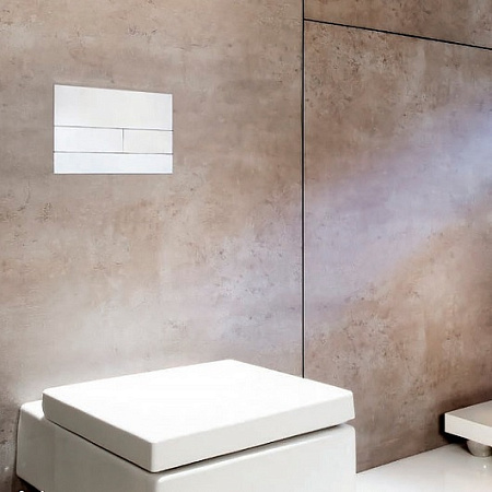 Кнопка смыва Tece Square II 9240834 белый матовый