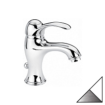 Смеситель Emmevi Harmony 22003BC для раковины, белый/хром