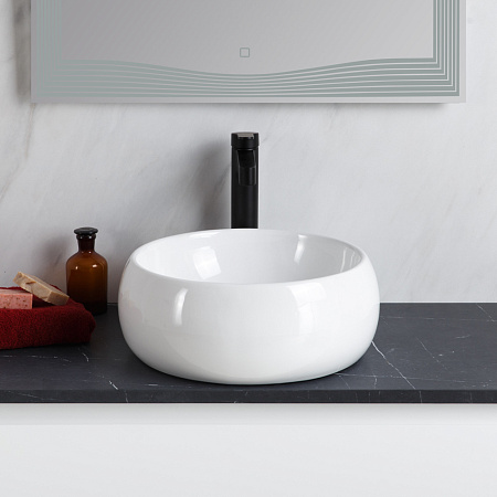 Раковина накладная BelBagno BB1065 40.5x40.5x16 белый