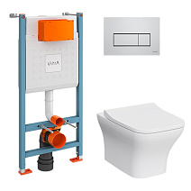 Комплект VitrA Zentrum 9875B003-7201 4 в 1 с микролифтом