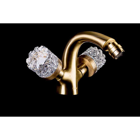 Смеситель Boheme Crystal 316-CRST для биде, бронза