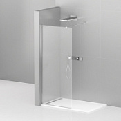 Душевая перегородка Cezares Liberta LIBERTA-L-1-140-120-C-Cr прозрачное стекло