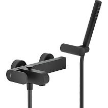 Смеситель Nobili Up UP94110BM для ванны с душем, черный матовый