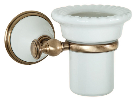 Стакан Tiffany World Harmony TWHA109bi/br бронза/белый