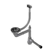 Слив-перелив для мойки Omoikiri WK-1-S-GM вороненая сталь