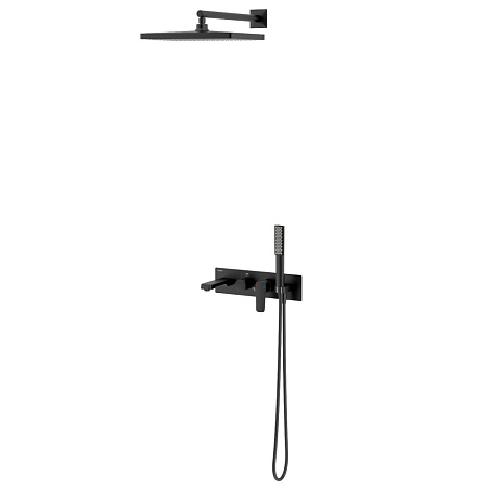 Душевой комплект Teska Life Pro AS3180 черный