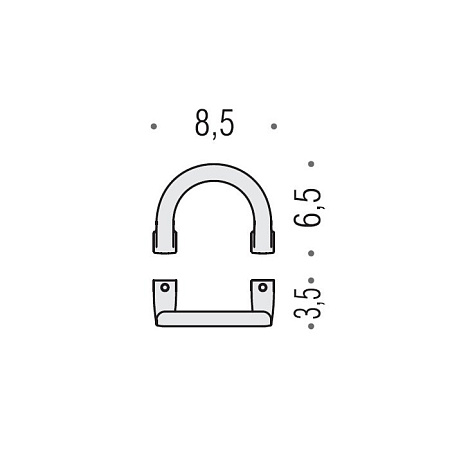 Крючок одинарный Colombo Lulu BLC47.CR хром