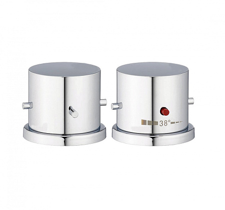 Термостат Axor Starck 10480000 на край ванны, хром