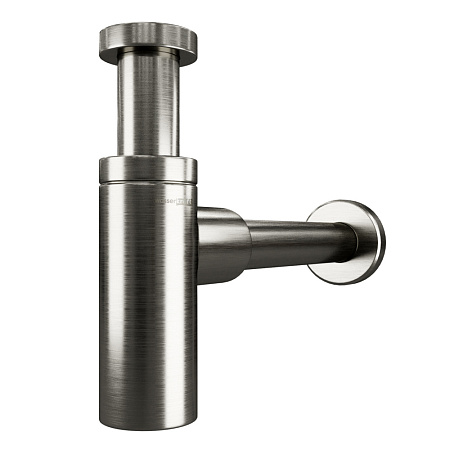 Сифон WasserKRAFT A172 для раковины оружейная сталь