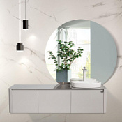 Тумба с раковиной Black & White Universe U915.1600 R серая