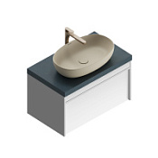 Тумба с раковиной Kerama Marazzi Modula MO.80.1+1\WHT 80 1 ящик, белый глянцевый