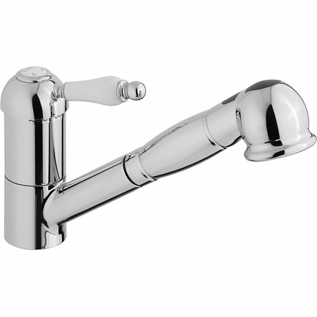 Смеситель Cisal  EM00257021 для кухонной мойки, с вытяжным душем, хром