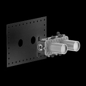 Cкрытая монтажная часть Gessi 316 54169.239 для термостата, шлифованная сталь Cкрытая монтажная часть Gessi 316 54169.239 для термостата, шлифованная сталь