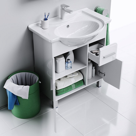 Мебель для ванной Aqwella Корсика KOR0107 75 белый