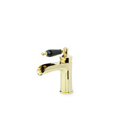 Смеситель Boheme Vogue 211-BLC для раковины, золото/черный