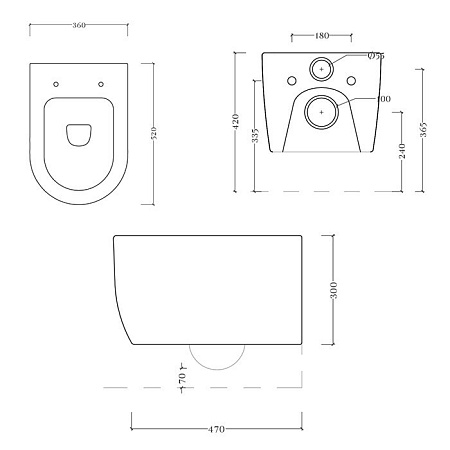 Унитаз подвесной ArtCeram A16 ASV006 05;00 белый матовый